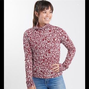 Oiselle WAZZIE WOOL JACQUARD MILE ONE PULLOVER